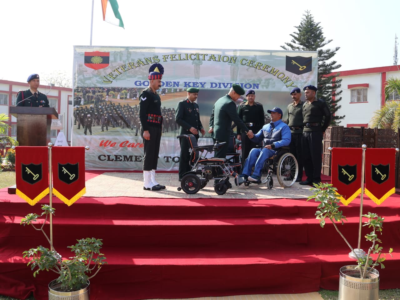 देहरादून में 14 इन्फैंट्री डिवीजन द्वारा वीर नारियों और वेटरन्स की सेवा का संकल्प