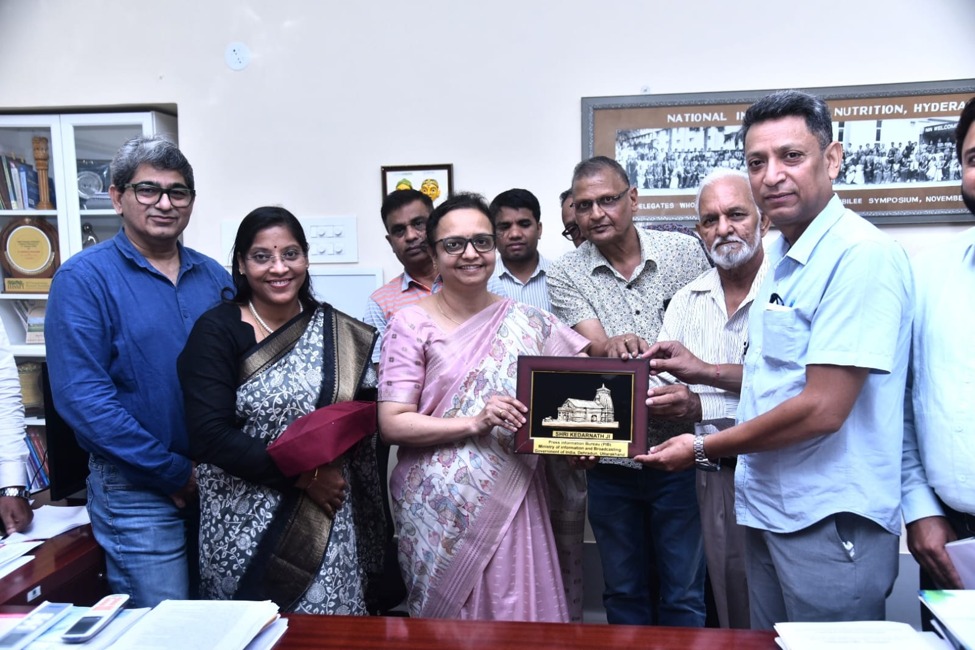 उत्तराखंड के 15 सदस्यीय मीडिया प्रतिनिधिमंडल ने हैदराबाद में आईसीएमआर-राष्ट्रीय पोषण संस्थान का किया दौरा